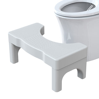 Toilet Stool Poop Stool, 6.7 Inch Plastic Toilet Stool for Squatting Posture, Heavy Duty Non-Slip Poop Foot Stool for Bathroom, Assistance Steps Stool for Adults and Children