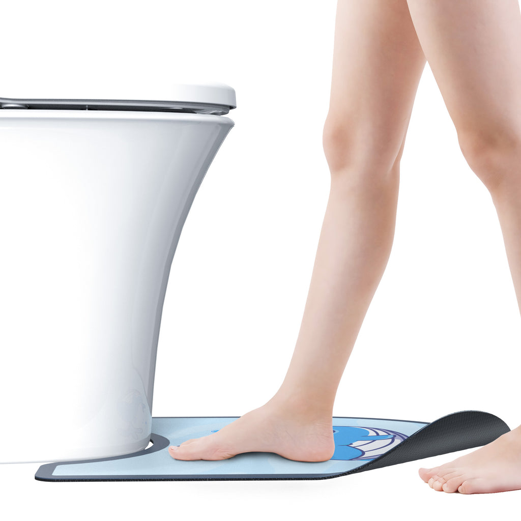 Bathroom Toilet Rug Mat, Commode Contour Rug, Superior Water Absorptio ...